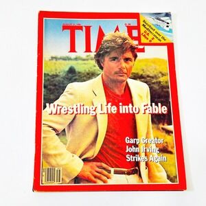 Vintage Time Magazine August 31 1981 John Irving Garp Creator Cover Story
